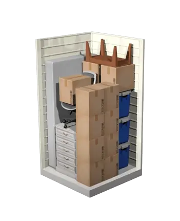 5x5storage unit section